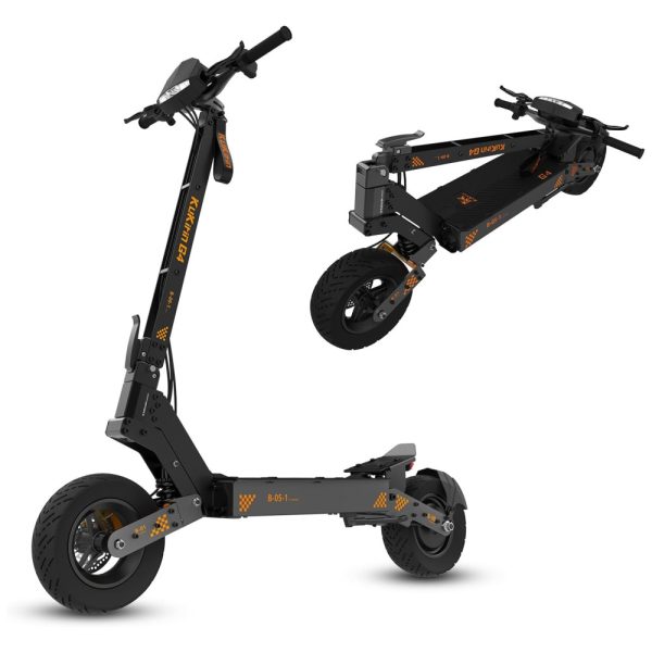 ectqggcmvc5d0b_0 jpg - Scooter Elétrica para Adultos até 120 kg, Velocidade Máxima de 69 km h e Alcance de 75 km com Pneus Off Road e Assento Removível, 2000W, Kukirin, Preta