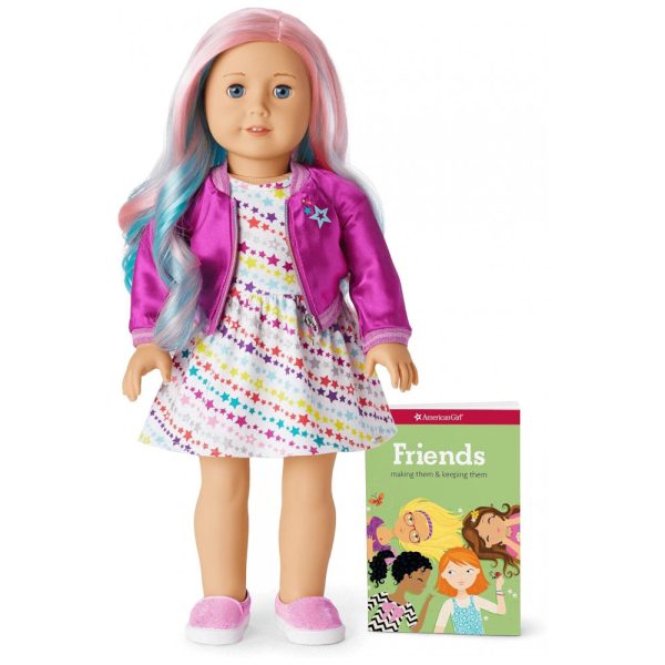 ectqgjkfqm890b_0 jpg - Boneca American Girl Truly Me DN88 com Cabelo Colorido para Crianças Acima de 6 Anos