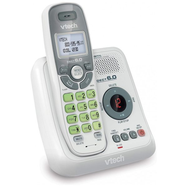 ectqiax6ao400b_0 jpg - Telefone sem fio DECT 6.0 Sistema de Atendimento e identificador de Chamadas, Em Espera, VTECH CS6124, Branco