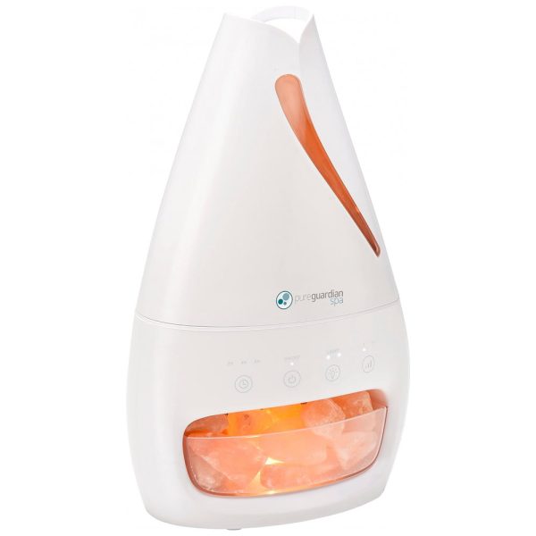 ectqkbrdk1580b_0 jpg - Umidificador Ultrassônico 3 em 1 com Aromaterapia e 2 Velocidades, 110V, PureGuardian, Branco