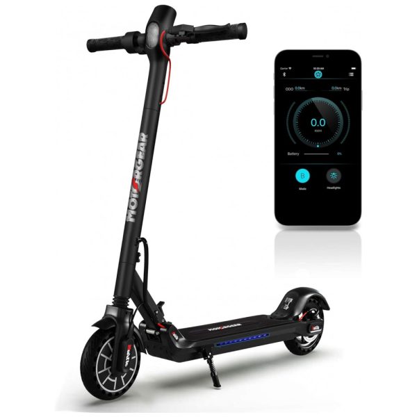 ectqkm2x9c780b_0 jpg - Patinete Elétrico Scooter 30 kmh com APP, para até 120 kg e Maiores de 13 Anos, HURTLE HURES18 M5, Preto