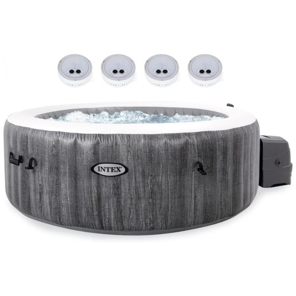 ectql2788l6b0b_0 jpg - Spa Inflável Hidromassagem com Luz LED a Bateria, Intex 28441EP, Cinza