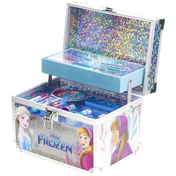 ectqlvhw67490b_0 jpg - Kit de Maquiagem Infantil com Mais de 10 Peças e Não Tóxico para Crianças de 3 a 10 Anos, Townley Girl Frozen, Azul e Rosa