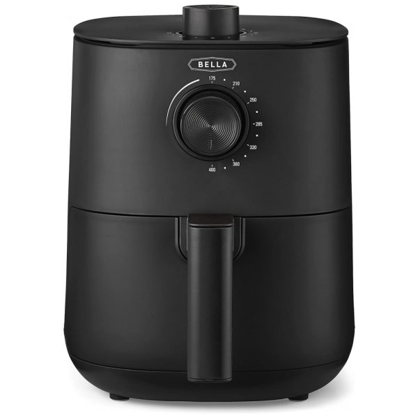 ectqm1zl82p80b_0 jpg - Fritadeira Elétrica AirFryer 2.9L de Capacidade e Desligamento Automático, 110V 1400W, BELLA 17272, Preto