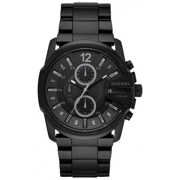 ectqmlvz5c400b_0 jpg - Relógio Masculino em Aço Inoxidável Master Chief, DIESEL DZ4180, Preto