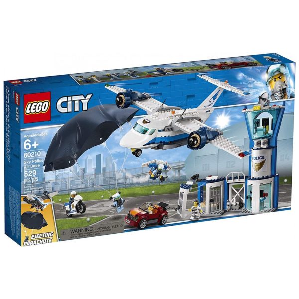 ectqmms93wg70b_0 jpg - Kit de Construção Base Aérea da Polícia City com 529 Peças, LEGO 6251697, Branco