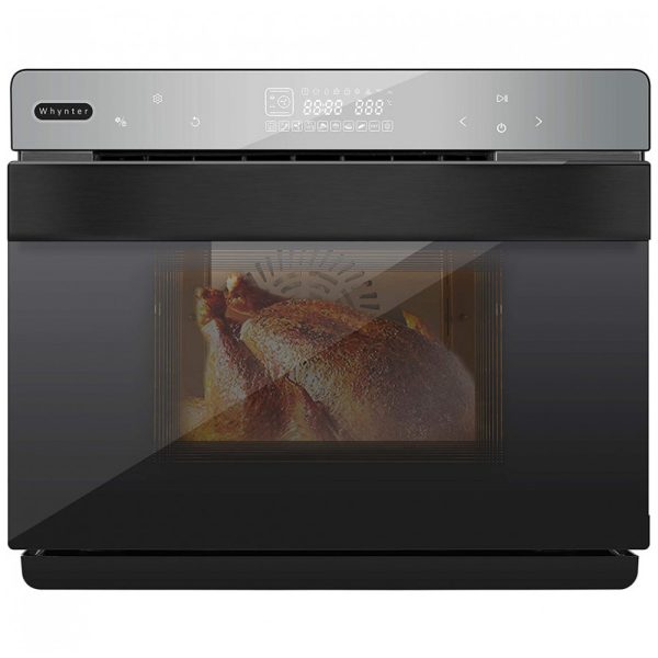 ectqn84jjdy80b_0 jpg - Forno Elétrico de Bancada 40L com Controle Digital, Aço Inoxidável, 110V 1800W, Whynter TSO 488GB, Preto