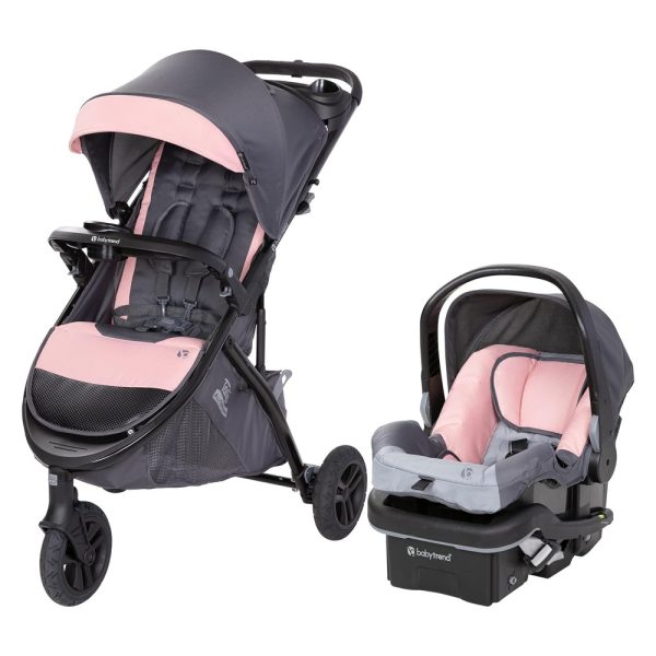 ectqnzxfs4nb0b_0 jpg - Carrinho de Bebê Travel System de 3 Rodas com Pneus para Todo o Terreno, Porta Copos, Baby Trend Tango 3, Rosa e Cinza