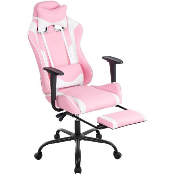 ectqpk3fzrv70b_0 jpg - BestOffice Cadeira de Escritório Gamer Ergonômica e Reclinável com Apoio para Lombar, Rosa