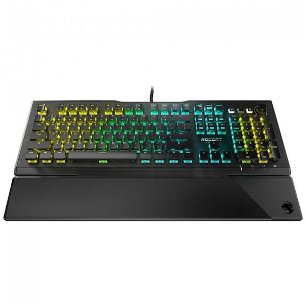 ectqpvfxrzx80b_0 jpg - Teclado Ergonômico Sem Fio Recarregável Reduz a Tensão das Mãos com Luz LED, ROCCAT ROC 12 102, Preto