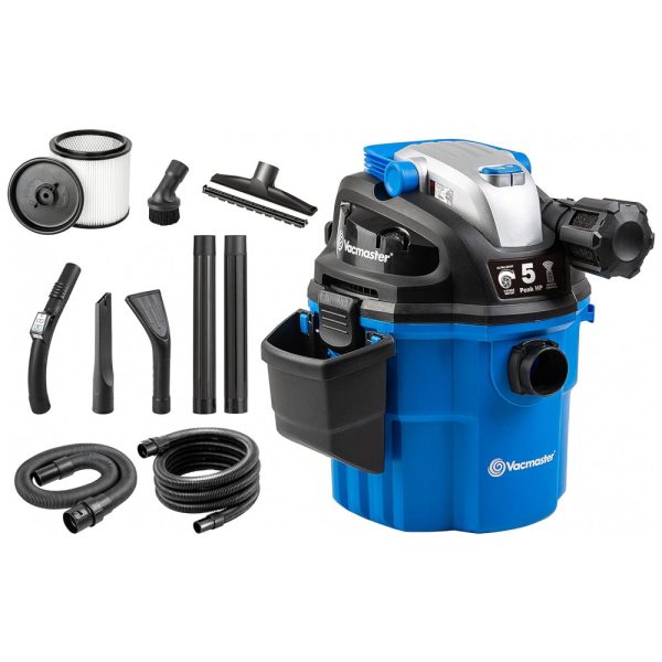 ectqq6ar6o100b_0 jpg - Aspirador de Pó Seco e Úmido 18L com Extensores, 110v, VACMASTER VWM510, Azul