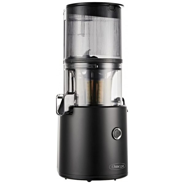 ectqq7n9rfwb0b_0 jpg - Centrifuga de Frutas 2 Litros com Função Reversa e Funil Extra Grande, 110V 150W, Omega Juicer JC2022BK11, Preta