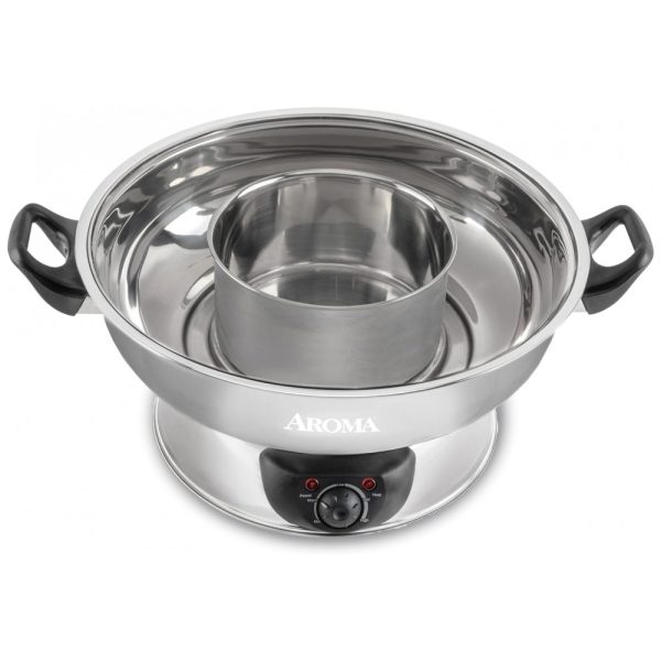 ectqqlfnlsf10b_0 jpg - Stainless Panela Elétrica 5L em Aço Inoxidável, 1500W, 110V, AROMA HOUSEWARES ASP 600, Prateado