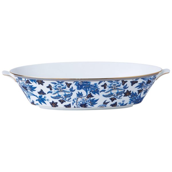 ectqqo29eol00b_0 jpg - Travessa Oval com Capacidade de 1.3L, em Porcelana, Wedgwood 40003901, Branca e Azul Royal