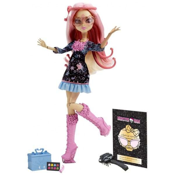 ectqqqki41f00b_0 jpg - Monster High Boneca Górgona Viperina para Crianças a partir de 6 Anos, MATTEL BDD85, Rosa