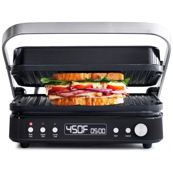 ectqqy4jp9yb0b_0-1 jpg - Grill Elétrico Multifuncional 6 em 1 Antiaderente de Cerâmica, Opções de Aquecimento Duplo e Prensa Fechada, 110V 1600W, GreenPan, Preto