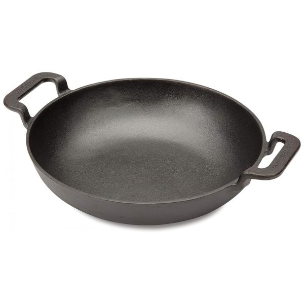 ectqr9ycqj180b_0 jpg - CCW 800 Frigideira de Ferro Fundido Pre Preparada, CUISINART CGL 330, Preto