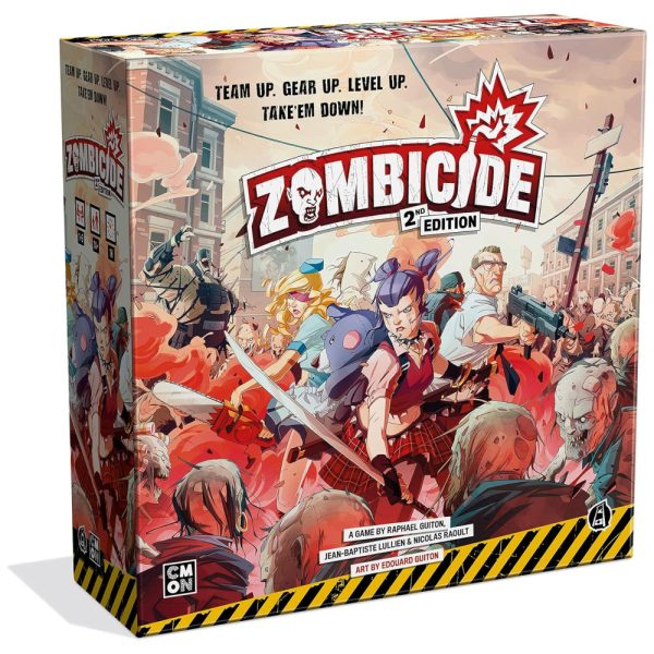 ectqrd7fb6y80b_0 jpg - Jogo de Estratégia Zombicide 2 Ediçã 1 a 6 Jogadores, Para Maiores de 14 Anos, CMON ZCD001, Vermelho