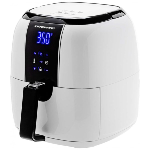 ectqrrw311270b_0-1 jpg - Fritadeira Elétrica AirFryer 3.2L de Capacidade e Painel de Controle Digital, 1400W, Branca, 110v, OVENTE FAD61302W, Branco