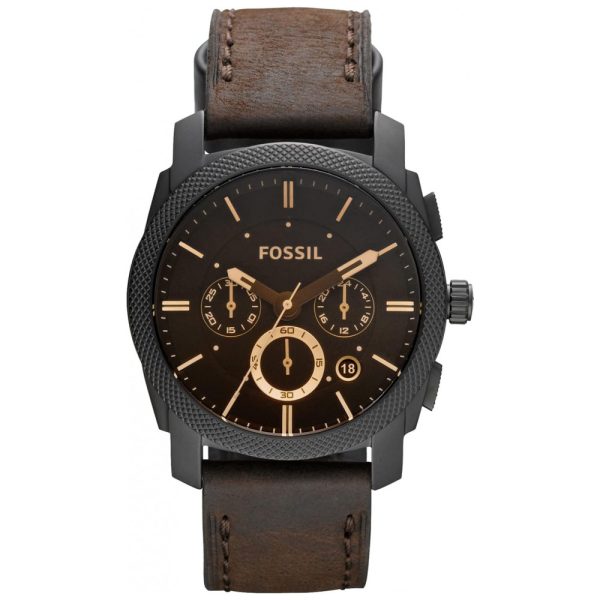 ectqrwrrqct70b_0 jpg - Relógio Masculino em Aço Inoxidável com Cronógrafo de Quartzo, FOSSIL FS4656IE, Marrom