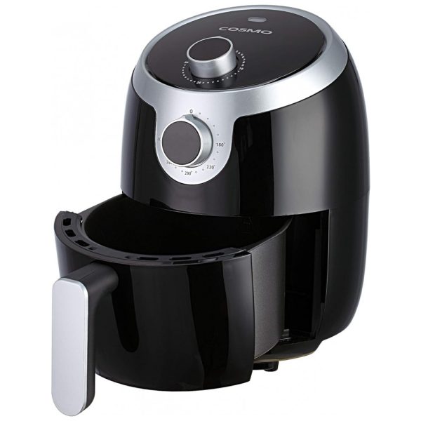 ectqs7rqyng80b_0 jpg - Fritadeira Elétrica AirFryer 2.3L com Temperatura Ajustável e Desligamento Automático, 110V 1000W, COSMO COS23AFAKB, Preta