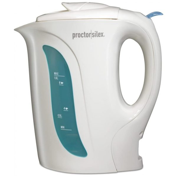 ectqswcx32000b_0 jpg - Chaleira Elétrica 1 Litro para Chá e Água com Desligamento Automático e Proteção Fervura a Seco, Branca, 1 L, PROCTOR SILEX K2070PS