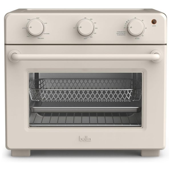 ectqt4qqhjyc0b_0 jpg - Forno Elétrico 7 em 1 com Capacidade de 23L, Desligamento Automático, Temporizador Audível e 7 Menus Predefinidos, 110V 1700W, Bella, Creme