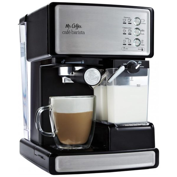 ectqumio9k700b_0 jpg - Cafeteira Elétrica Barista 3 em 1 Semi Automática 1040W, 110v, MR. COFFEE BVMC ECMP1000 RB, Prateado