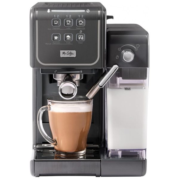 ectqw18pz5r90b_0 jpg - Máquina de Café Expresso Mr. Coffee com Espumador de Leite, 110V Cinza