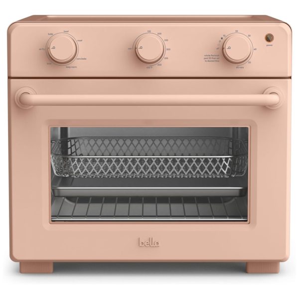 ectqw4wxdpzc0b_0 jpg - Forno Elétrico 7 em 1 com Capacidade de 23L, Desligamento Automático, Temporizador Audível e 7 Menus Predefinidos, 110V 1700W, Bella, Rosa Pálido