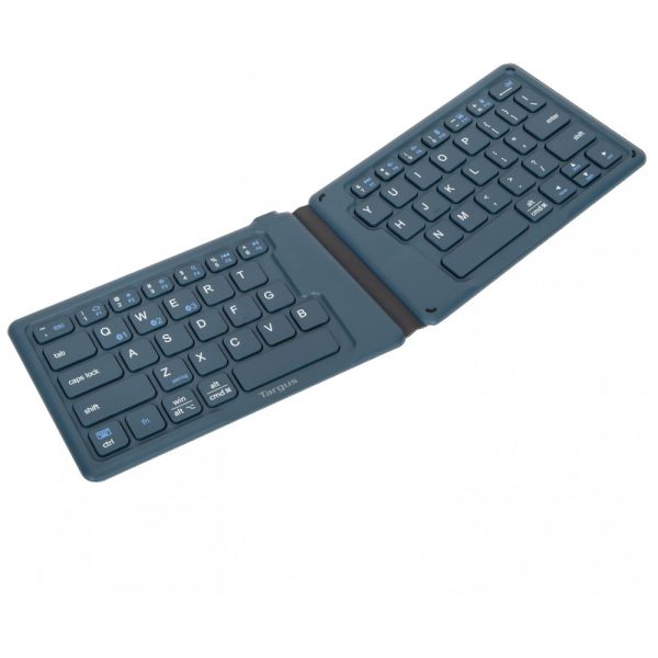 ectqxhxyqbq90b_0 jpg - PKF00302US Teclado Ergonômico Dobrável Sem Fio Recarregável Reduz a Tensão das Mãos, TARGUS, Azul