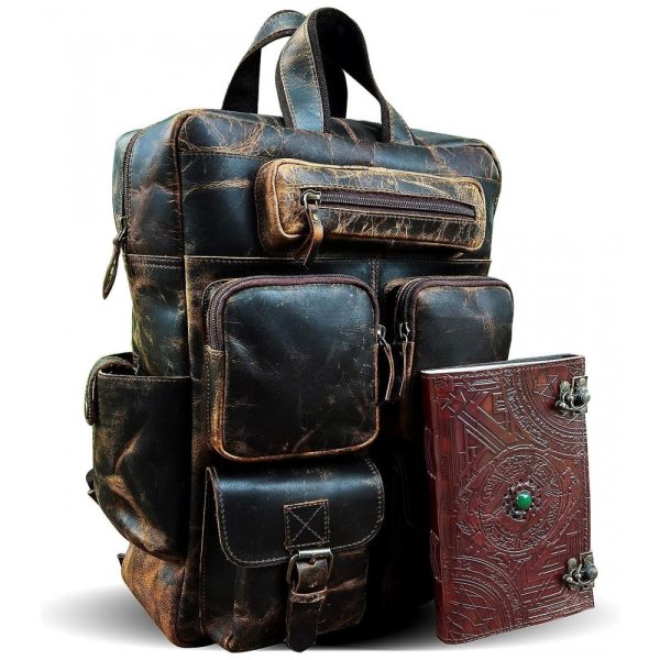 ectqy27g6x780b_0 jpg - Mochila Masculina BOSTANTEN para Laptop de Couro de Búfalo, LEATHER AND STITCHES, Marrom