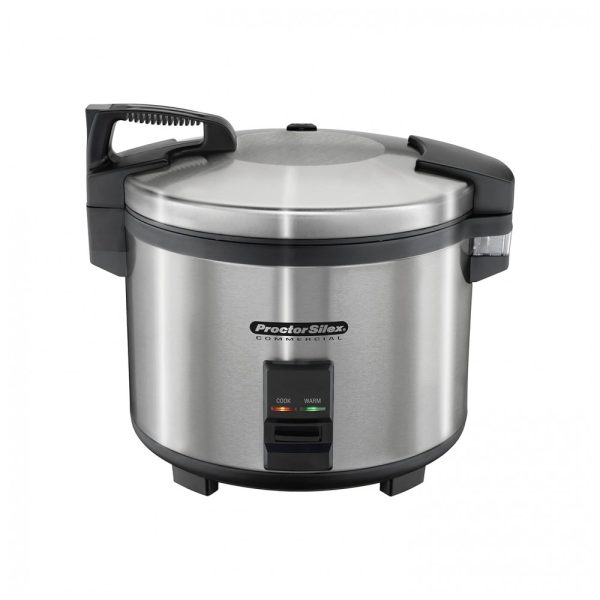 ectqylqs3ca10b_0 jpg - Panela de Arroz Elétrica 14L Multifuncional com Desligamento Automático, 1550W, 110v, HAMILTON BEACH 37560R, Prateado