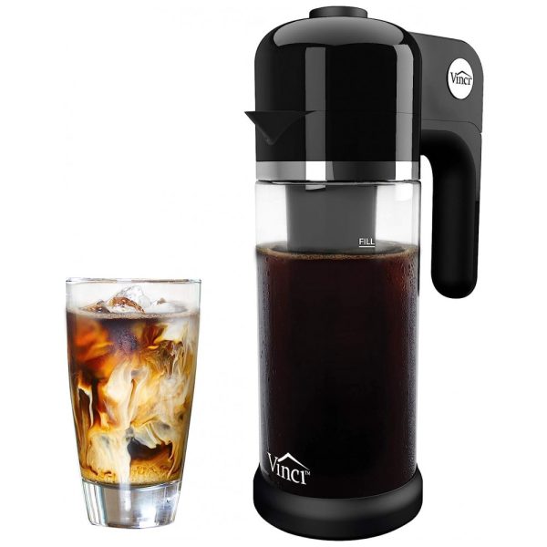 ectqyps45l480b_0 jpg - Cafeteira Elétrica Programável 1L Café Pronto em 5 Min Fácil de Usar, 110v, VINCI E23010, Preto