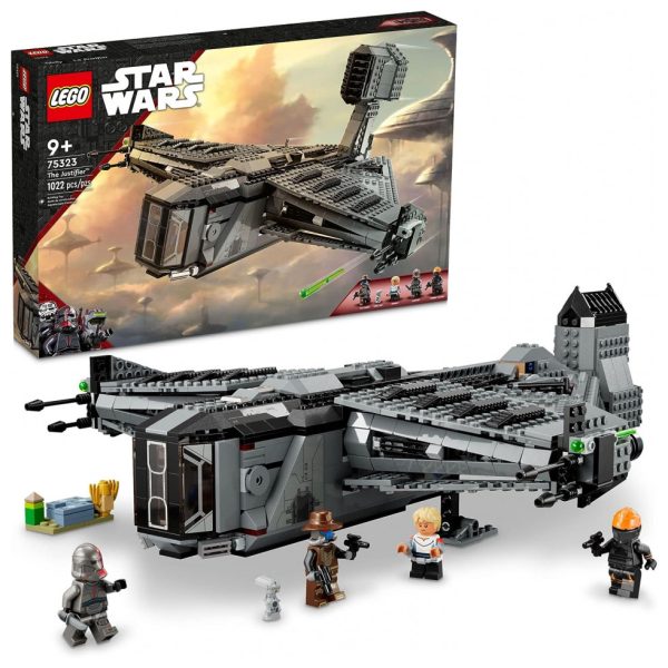 ectqz6137tx90b_0 jpg - LEGO Star Wars The Justifier 75323 Building Toy Set Buildable Starship for Kids Aged 9 and Up Featuring Cad Bane, Omega, Fennec Shand and Hunter, Plus a Todo 360 Droid 1,022 Pieces