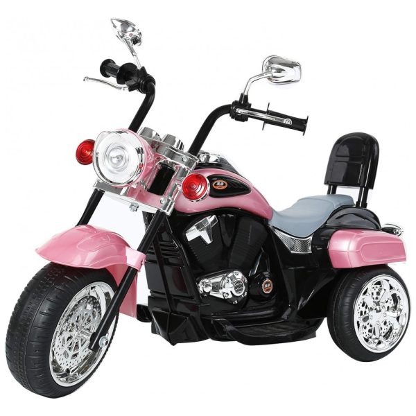 ectqzfm6mz380b_0 jpg - Moto Elétrica Policial Infantil 6V com Luzes e Sons, FREDDO TR1501PINK, Rosa