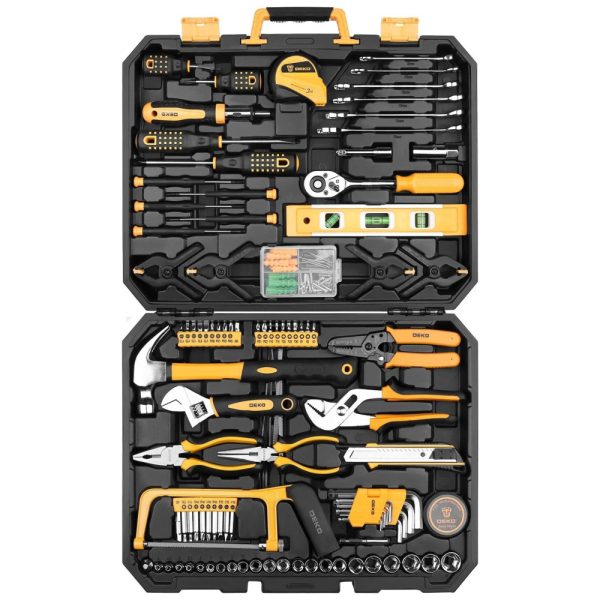 ectq1v4193270b_0 jpg - Mala de Ferramentas 168 Peças Caixa do Pai, DEKOPRO ET00654, Amarelo