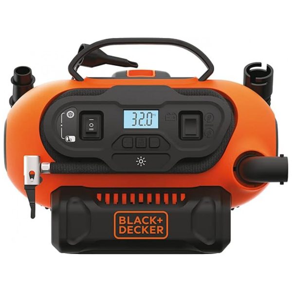 ectq1y145l470b_0 jpg - Mini Compressor de Ar Elétrico Automotivo, portátil, 12V, 180 PSI, 110v, BLACKDECKER BDINF20C, Laranja