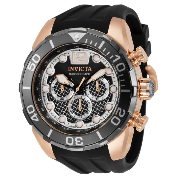 ectq22833_vni_0 jpg - Relógio Masculino Analógico de Quartzo 50mm, Invicta Pro Diver 33822, Preto