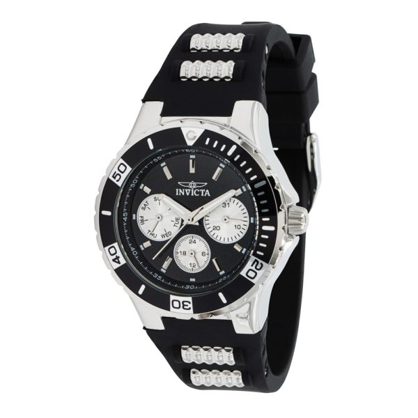 ectq61373_vni_0 jpg - Relógio Feminino Aviator, Invicta 37316, Preto e Prata