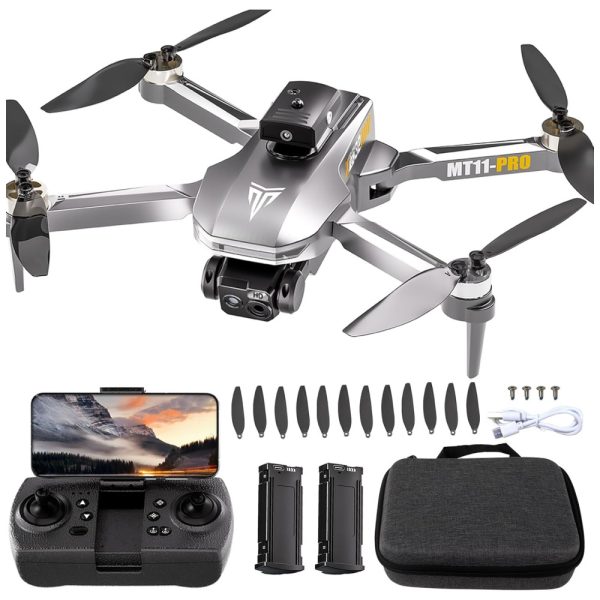 ectq6fv8z1md0b_0 jpg - Drone com Motor Sem Escova, 4K FPV Ajustável 90 , Controle de APP, 40min de Voo, Prevenção de Obstáculos e Giro 360 , TizzyToy, Prata