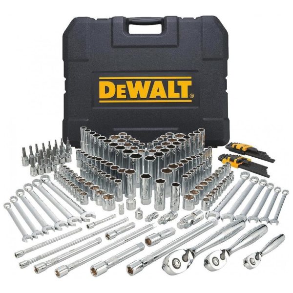 ectq6ylu8kg00b_0 jpg - Kit Ferramentas 204 Peças, com Maleta, DEWALT DWMT72165, Prateado