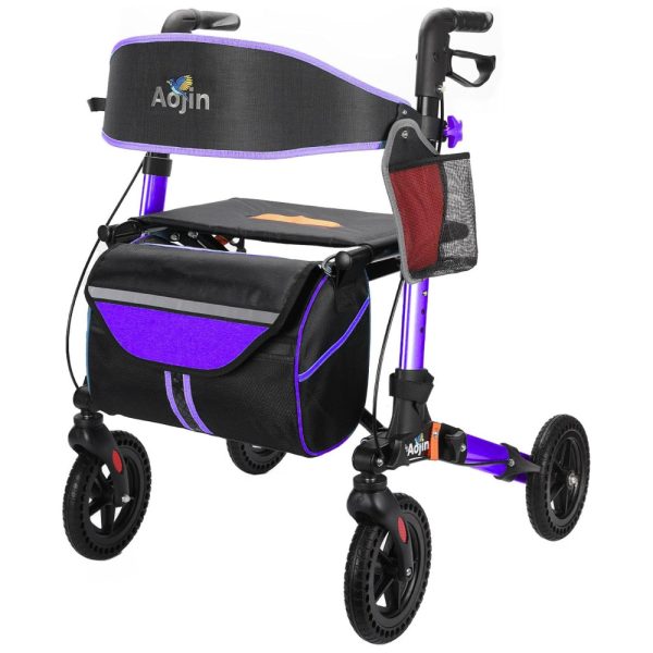 ectq7s7fb65d0b_0 jpg - Andador Leve e Dobrável para Idosos com Assento e Rodas para Todos os Terrenos, Aojin, Roxo