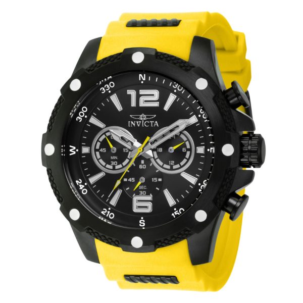 ectq89924_vni_0 jpg - Relógio Masculino Analógico de Quartzo 50mm, Invicta I Force 42998, Amarelo e Preto