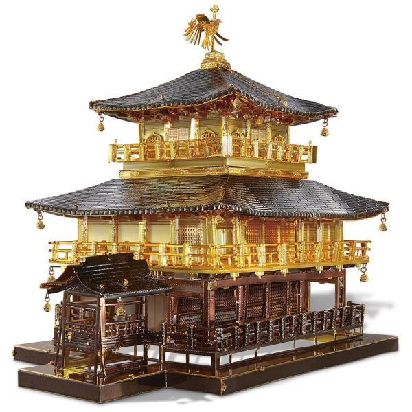 ectq8mvgvwzc0b_0 jpg - Quebra Cabeças 3D em Metal para Adultos, Tema Templo Dourado Kinkaku ji com 369 Peças, Piececool