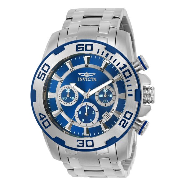 ectq91322_vni_0 jpg - Relógio Masculino Pro Diver SCUBA, Invicta 22319, Prata e Azul