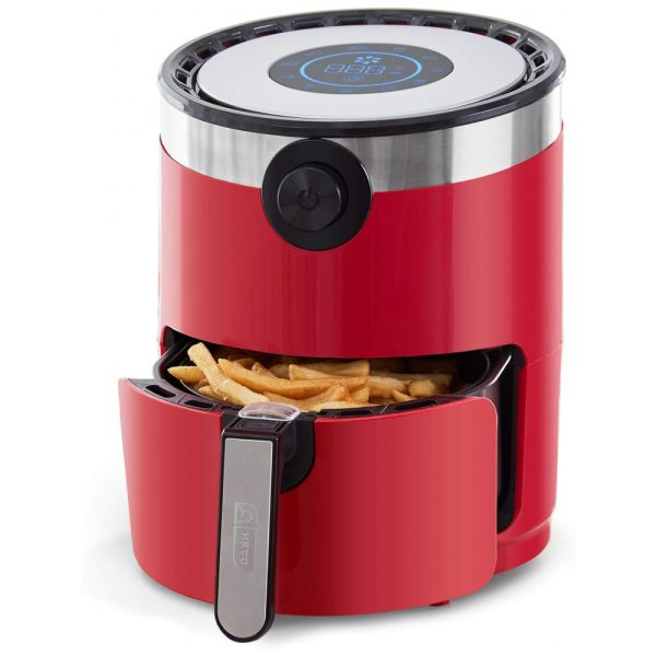 ectqbm2kkqx70b_0 jpg - Fritadeira Elétrica AirFryer 2.8L com Painel Digital, 1200W, 110v, DASH DMAF360GBRD02, Vermelho