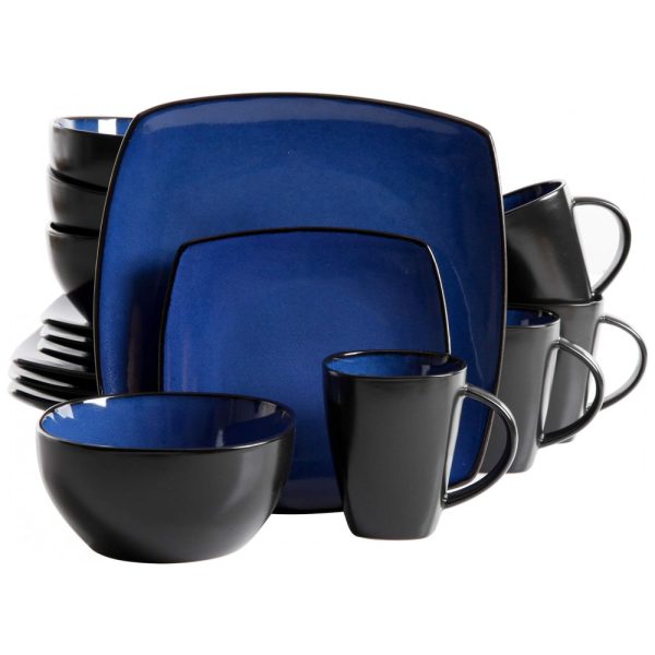 ectqcdvcwq980b_0 jpg - Aparelho de Jantar com 16 Peças em Cerâmica, Serve 4 Pessoas, Gibson Elite Soho, Azul