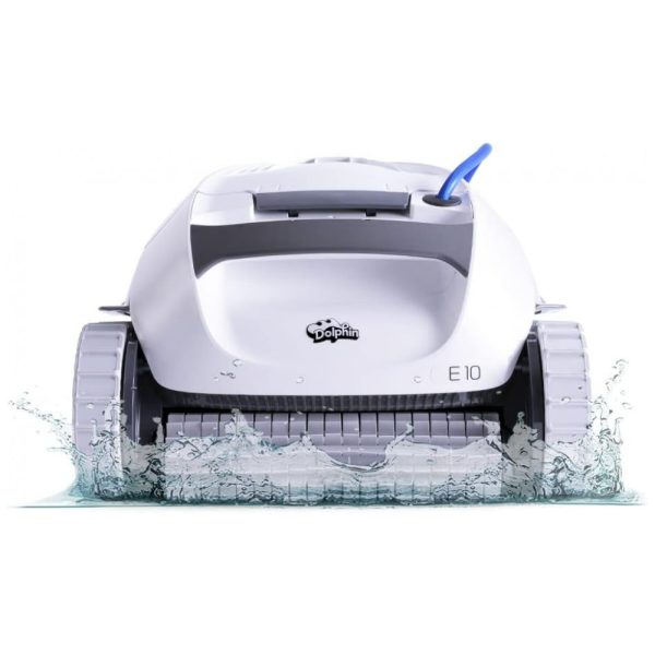 ectqcvx8eub10b_0 jpg - Robô Limpador de Piscina com Escova de Lavagem Ativa e Filtros de Carga Superior de Fácil Acesso, Dolphin E10, Branco