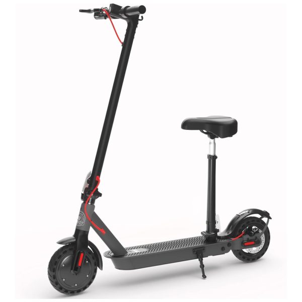 ectqdxf75hp70b_0 jpg - Patinete Elétrico para Adultos até 100 kg, Velocidade Máxima de 30 km h e Alcance de 35 km com Sistema de Frenagem Dupla e Aplicativo, 350W, Hiboy HB S2S Preta e Cinza